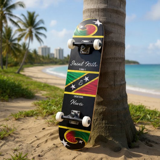 Saint Kitts & Nevis Skateboard