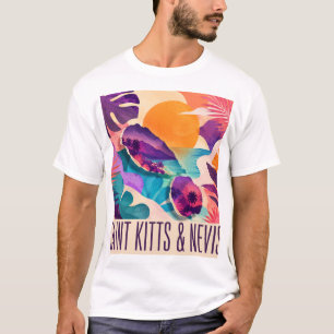 Saint Kitts und Nevis Zeitgenössische karibische C T-Shirt