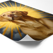 Saint Labrador Retriever Poster (Ecke)