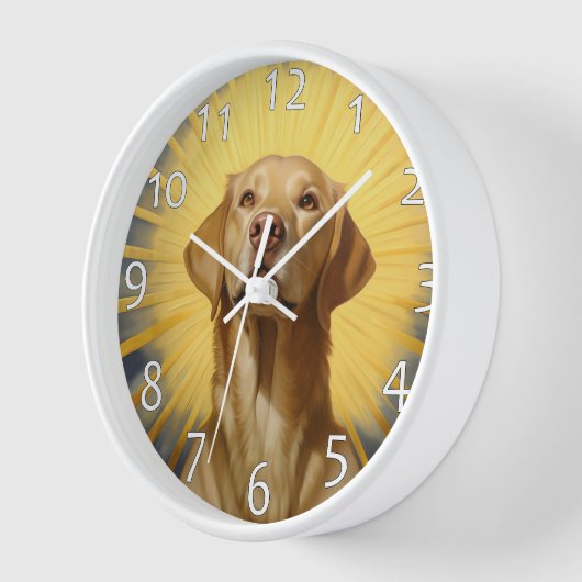 Saint Labrador Retriever Uhr (Winkel)