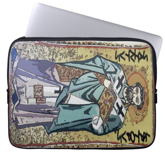 Saint Laptop Laptopschutzhülle (Vorderseite)