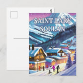 Saint-Lary-Soulan Postkarte (Vorne/Hinten)