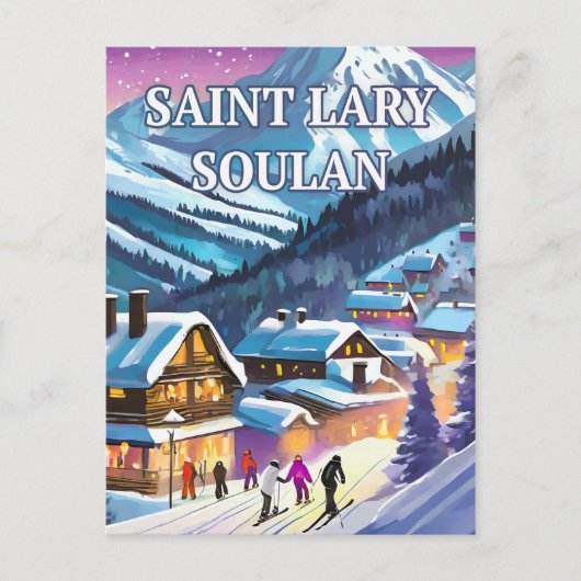 Saint-Lary-Soulan Postkarte (Vorderseite)