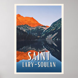 Saint-Lary-Soulan Skistation Poster