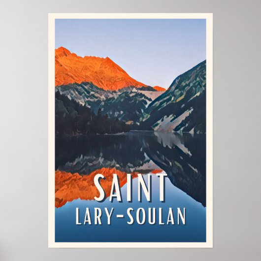 Saint-Lary-Soulan Skistation Poster (Vorne)