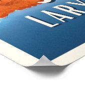 Saint-Lary-Soulan Skistation Poster (Ecke)