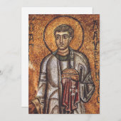 Saint Lawrence der Martyr Feiertagskarte (Vorne/Hinten)