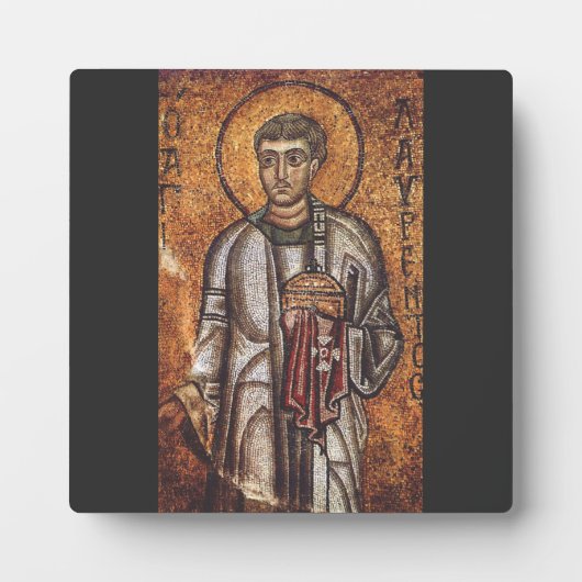 Saint Lawrence der Martyr Fotoplatte (Vorderseite)