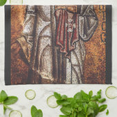 Saint Lawrence der Martyr Geschirrtuch (Gefaltet)