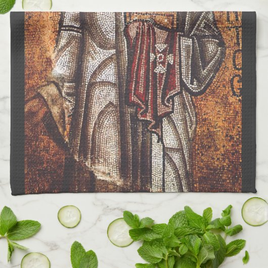 Saint Lawrence der Martyr Geschirrtuch (Gefaltet)