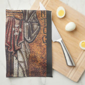 Saint Lawrence der Martyr Geschirrtuch (Viertel Falte)