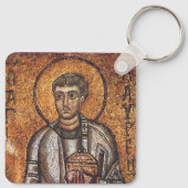 Saint Lawrence der Martyr Schlüsselanhänger (Rückseite)