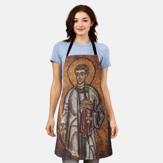 Saint Lawrence der Martyr Schürze (Getragen)