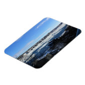Saint Lawrence River im Winter, Quebec, Kanada Magnet (Linke Seite)