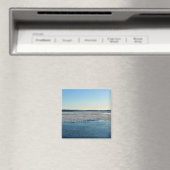 Saint Lawrence River im Winter, Quebec, Kanada Magnet (In Situ (Geschirrspüler))