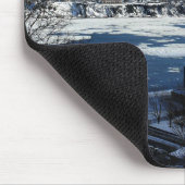 Saint Lawrence River im Winter, Quebec, Kanada Mousepad (Ecke)