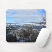 Saint Lawrence River im Winter, Quebec, Kanada Mousepad (Mit Mouse)