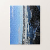Saint Lawrence River im Winter, Quebec, Kanada Puzzle (Vertikal)