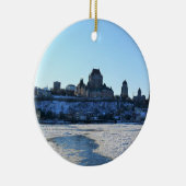 Saint Lawrence River & Old Quebec City, Quebec Keramik Ornament (Rechts)