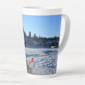 Saint Lawrence River & Old Quebec City, Quebec Milchtasse (Rechte Ecke)