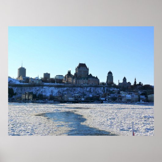 Saint Lawrence River & Old Quebec City, Quebec Poster (Vorne)
