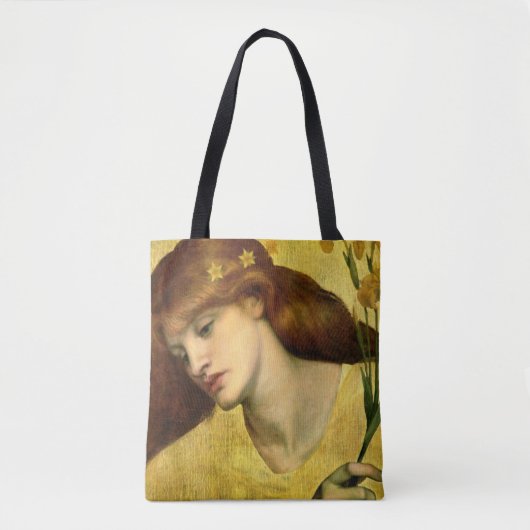 Saint Lily [Sancta Lilias] (von Gabriel Rossetti) Tasche (Vorderseite)