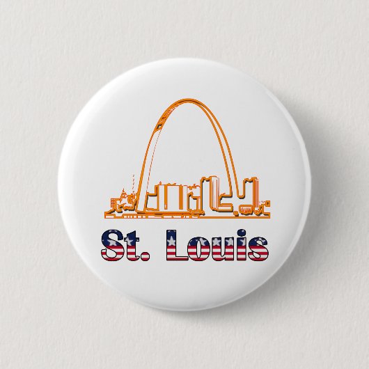 Saint Louis-Bogen Button (Vorderseite)