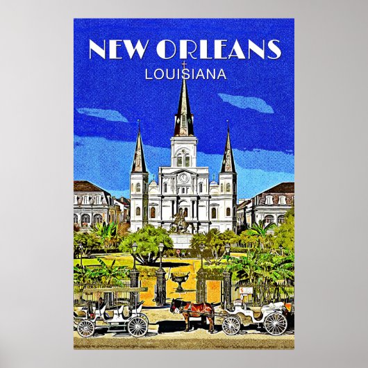 Saint Louis Cathedral Poster (Vorne)