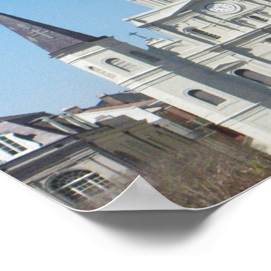 Saint Louis Cathedral Poster (Ecke)