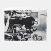 Saint Louis de Montfort französischer Priester Fleecedecke (Vorderseite (Horizontal))