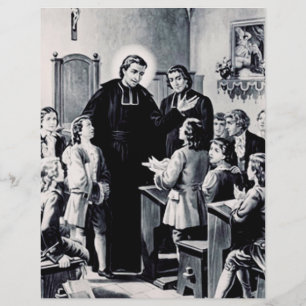 Saint Louis de Montfort französischer Priester Flyer