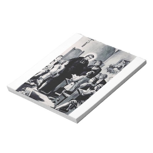 Saint Louis de Montfort französischer Priester Notizblock (Rotiert)