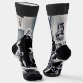 Saint Louis de Montfort französischer Priester Socken (Gewinkelt)