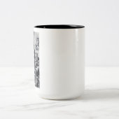 Saint Louis de Montfort französischer Priester Zweifarbige Tasse (Mittel)