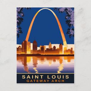 Saint Louis, Gateway Arch, Reisen Postkarte