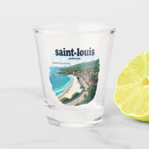 SAINT-LOUIS GUADELOUPE SCHNAPSGLAS