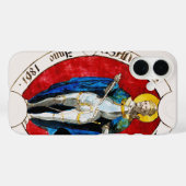 Saint Louis IX König von Frankreich Case-Mate iPhone Hülle (Rückseite (Horizontal))