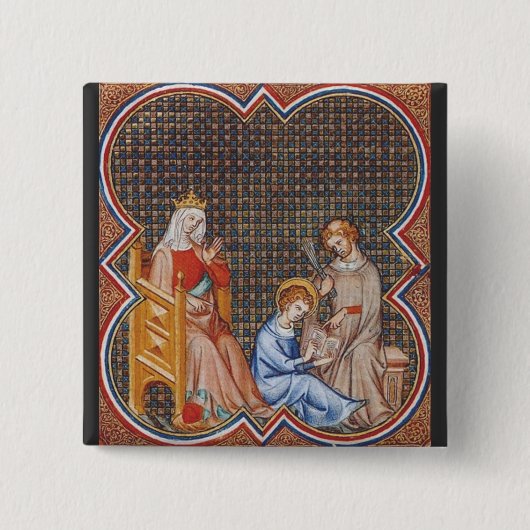 Saint-Louis IX von Frankreich Button (Vorderseite)