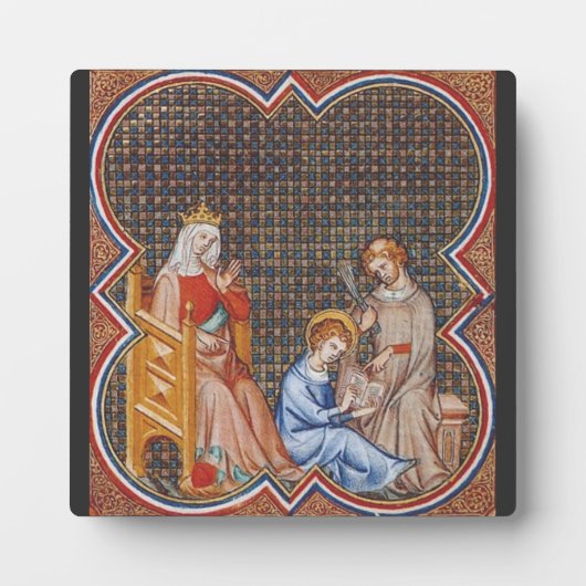 Saint-Louis IX von Frankreich Fotoplatte (Vorderseite)
