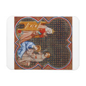 Saint-Louis IX von Frankreich Magnet (Horizontal)