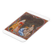 Saint-Louis IX von Frankreich Magnet (Linke Seite)
