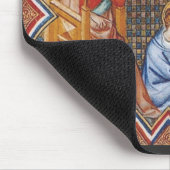 Saint-Louis IX von Frankreich Mousepad (Ecke)