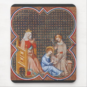 Saint-Louis IX von Frankreich Mousepad