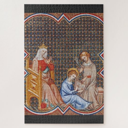 Saint-Louis IX von Frankreich Puzzle (Vertikal)