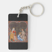 Saint-Louis IX von Frankreich Schlüsselanhänger (Rückseite)