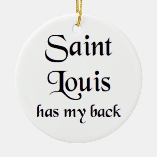 Saint Louis Kaffeetasse Keramik Ornament (Vorne)
