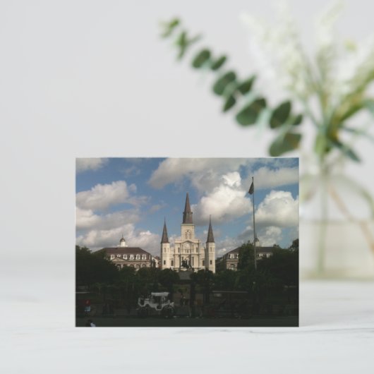 Saint Louis Kathedrale New Orleans Louisiana Postkarte (Stehend Vorderseite)