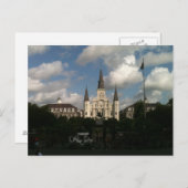 Saint Louis Kathedrale New Orleans Louisiana Postkarte (Vorne/Hinten)