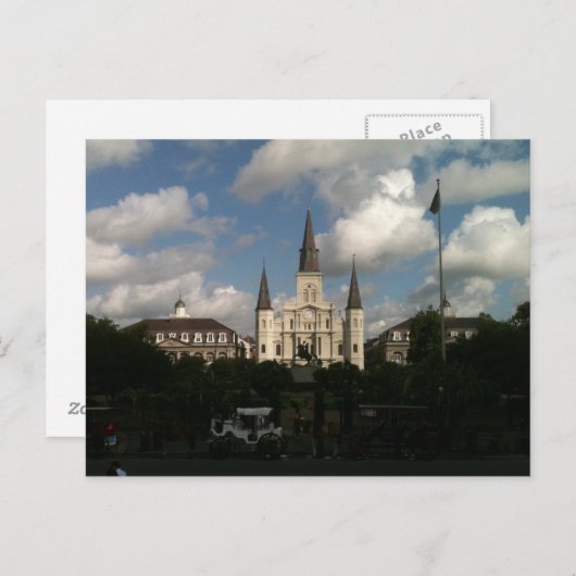 Saint Louis Kathedrale New Orleans Louisiana Postkarte (Vorne/Hinten)