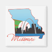 Saint Louis Missouri Magnet (Vorne)